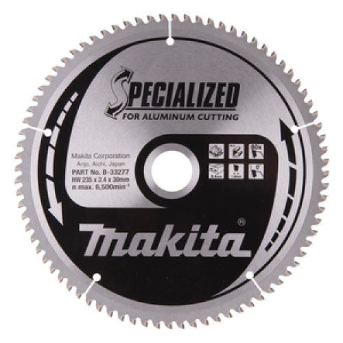SPECIALIZED lama da sega circolare per alluminio 235/30