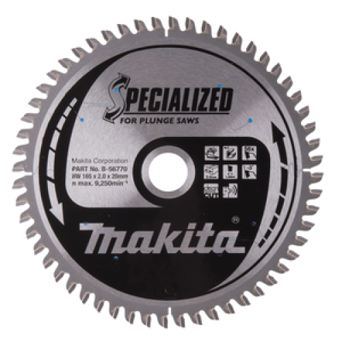SPECIALIZED disco circolare per sega a immersione a batteria 165/20