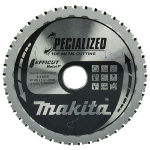 EFFICUT lama per sega 185/30 per troncatrici a batteria per metallo EFFICUT lama per sega 185/30 per troncatrici a batteria per metallo
