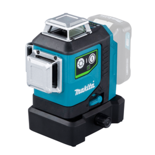 Laser a linee incrociate verde 360° a batteria 12V